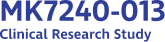 MK7240-013 Clinical Research Study