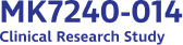 MK7240-014 Clinical Research Study